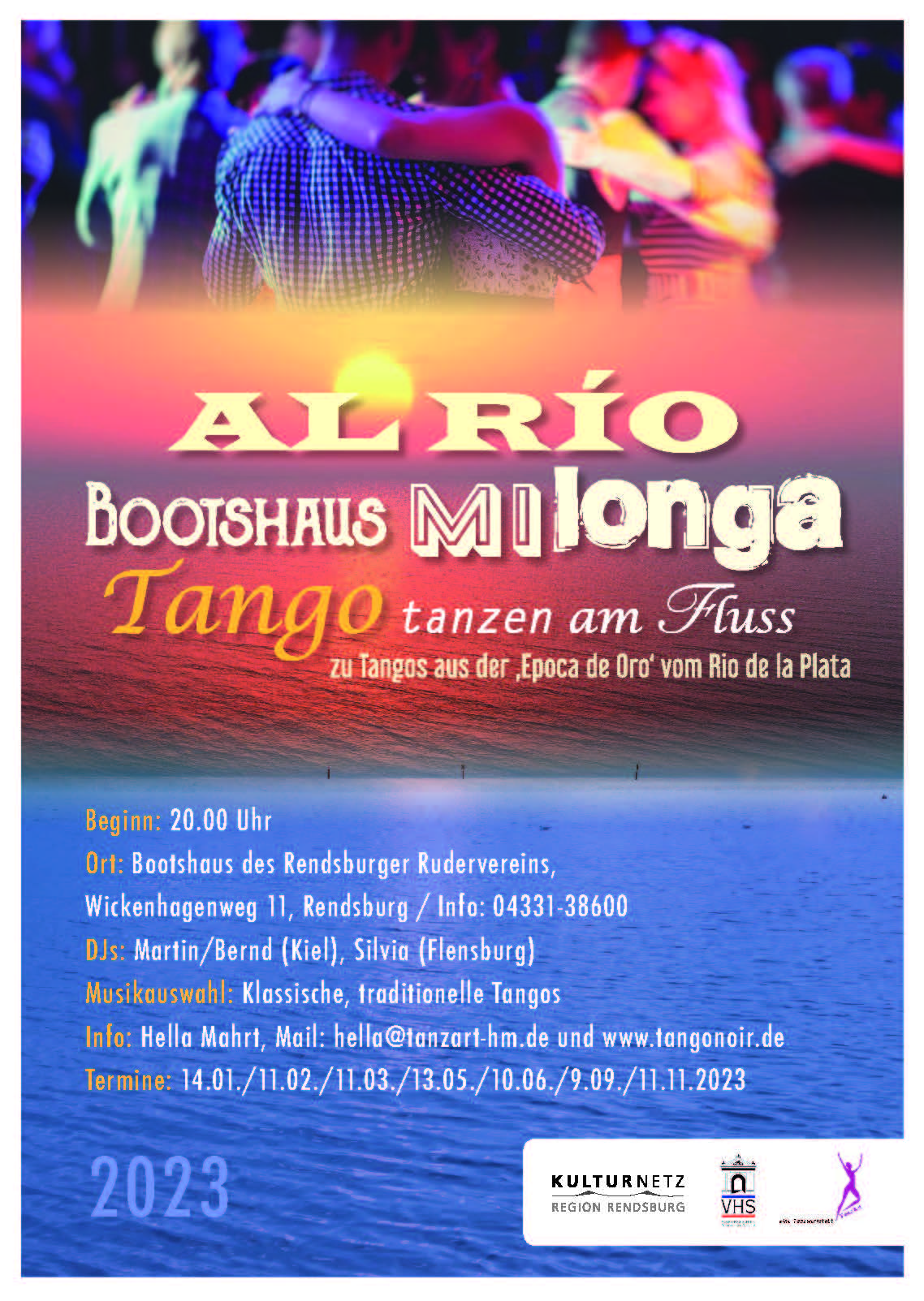 Tango tanzen am Fluss - neue Ankuendigung